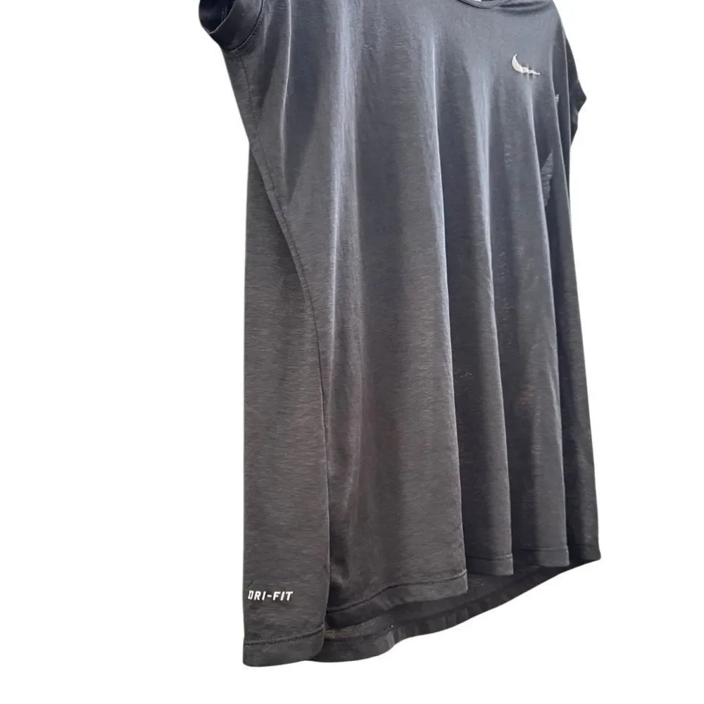 Nike Dri Fit Women's Cool Breeze Short Sleeve T Shirt in Black Size Large